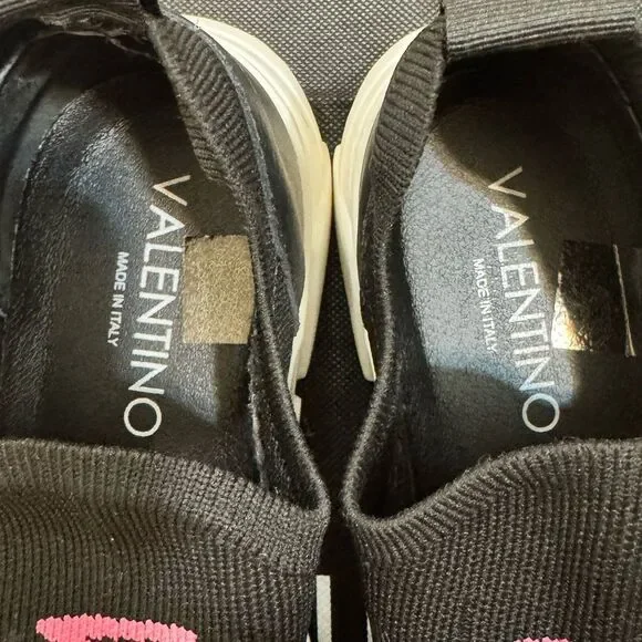 VALENTINO By Mario Valentino Sneakers Size 8 / 38 Black - Picture 6 of 8
